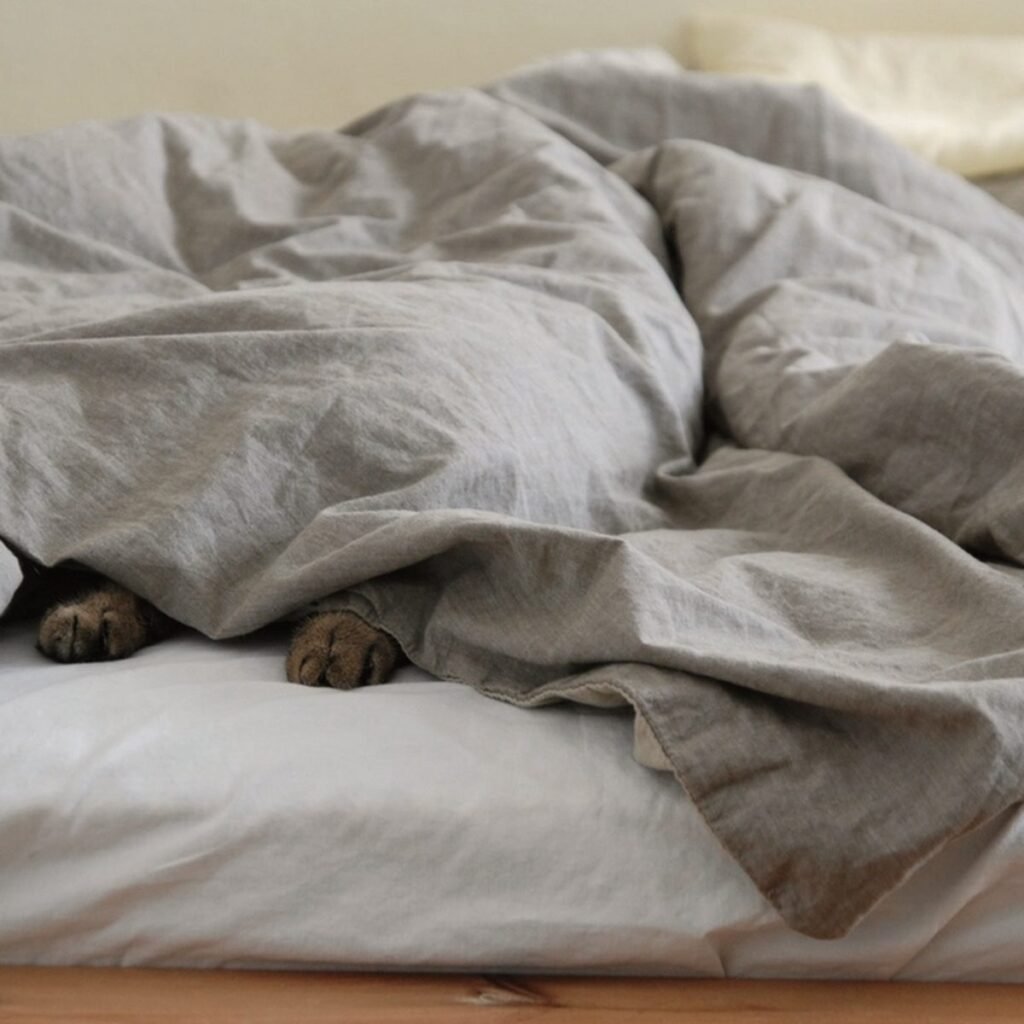 Washed Linen Duvet Cover