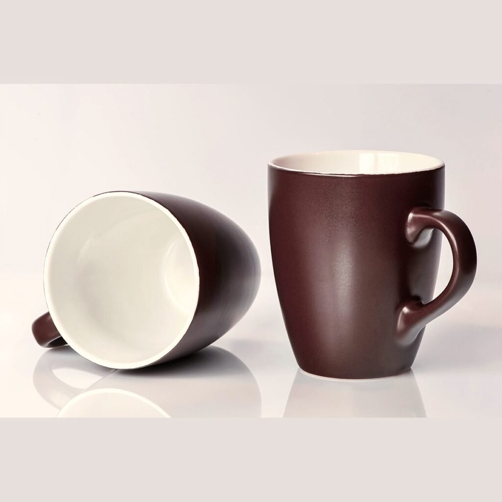 Matte Stoneware Mugs, set of 2