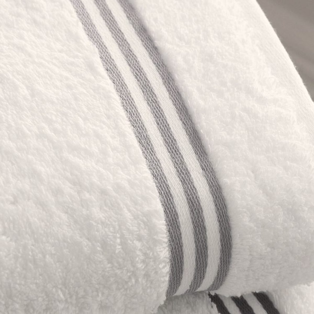 Hotel Stripe Bath Towel, another view